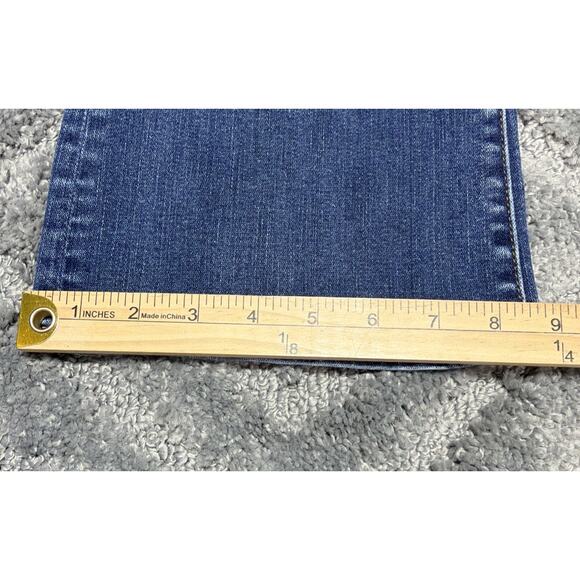 American Eagle Women's Jeans 8 Short Stretch Kick Boot Blue Low Rise Denim 29x29 - Picture 8 of 8